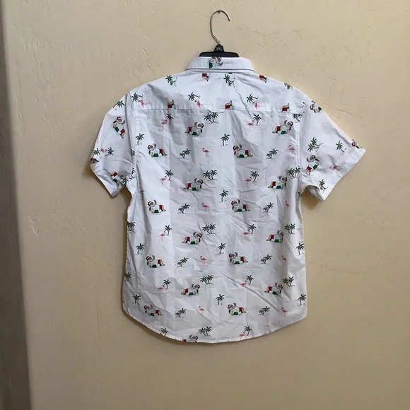 denim and flowers medium shirt - Picture 2 of 2